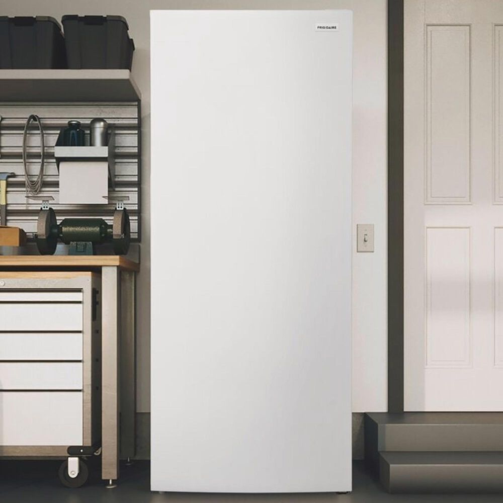 Frigidaire 18 Cu. Ft. Garage Ready Upright Freezer in White, , large