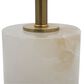 A&B Home Ipori Buffet Lamp in White and Brass, , large