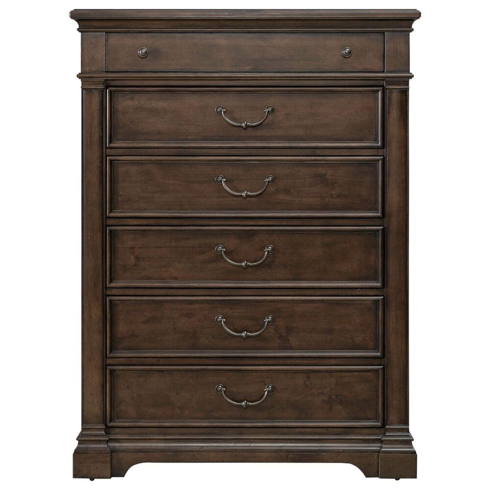Liberty Furniture Arden Road 5-Piece King Bedroom Set in Satin Cherry, , large