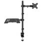 Manhattan Desktop Combo Mount with Monitor Arm and Laptop Stand in Black, , large