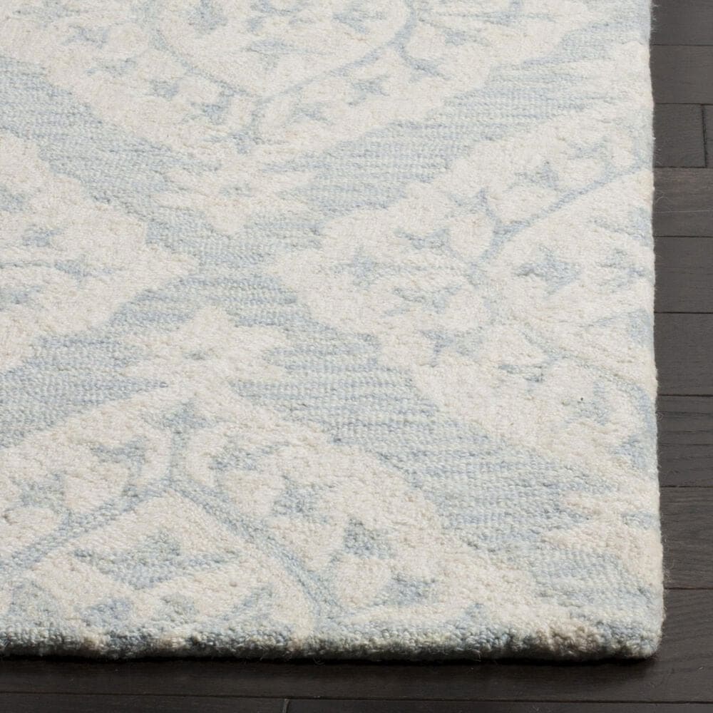 Safavieh Micro-Loop 8&#39; x 10&#39; Light Blue Area Rug, , large