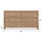 Urban Home Dorsey 6-Drawer Dresser in Granola, , large