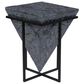 Maple and Jade Frame Accent Table in Grey and Black, , large