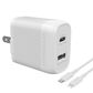 Hypercel SpeedBoost 25W PD Lightning Wall Kit in White, , large