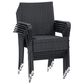 CorLiving Parksville 7-Piece Patio Dining Set in Black/Ash Gray, , large