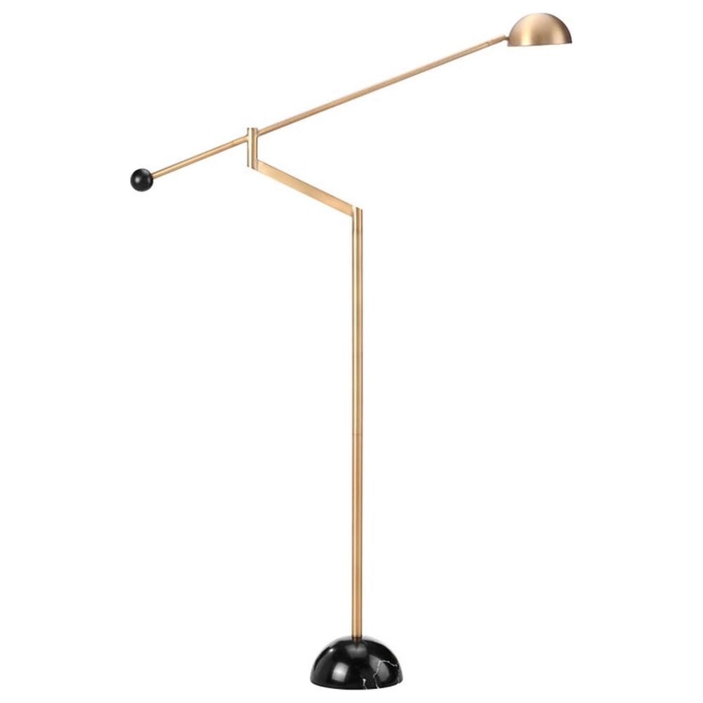 Slatehouse Keaton Floor Lamp in Gold, , large