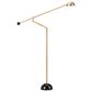 Slatehouse Keaton Floor Lamp in Gold, , large
