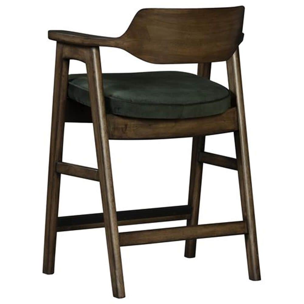 Stone Haven Wagner Counter Stool with Rainforest Cushion in Java, , large
