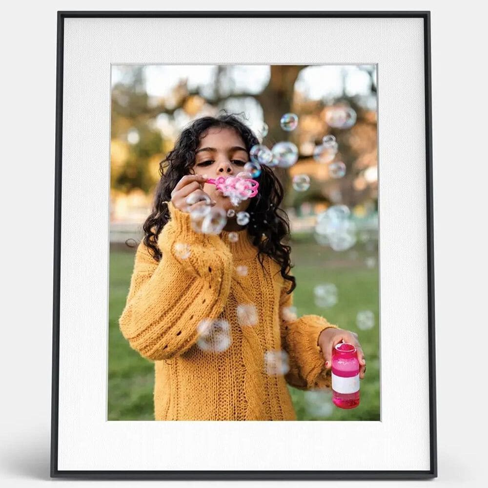 Aura Walden 15&quot; Wi-Fi Digital Photo Frame in Matte Black, , large