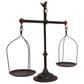 Creative Coop Decorative Antique Iron Balance Scale with Bird in Black, , large