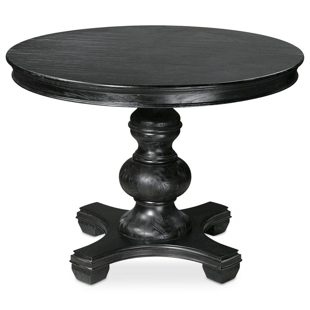 Uttermost Brynmore Dining Table in Satin Black - Table Only, , large