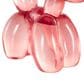 Maple and Jade Dog Tinted Ballon Decorative Sculpture in Pink, , large