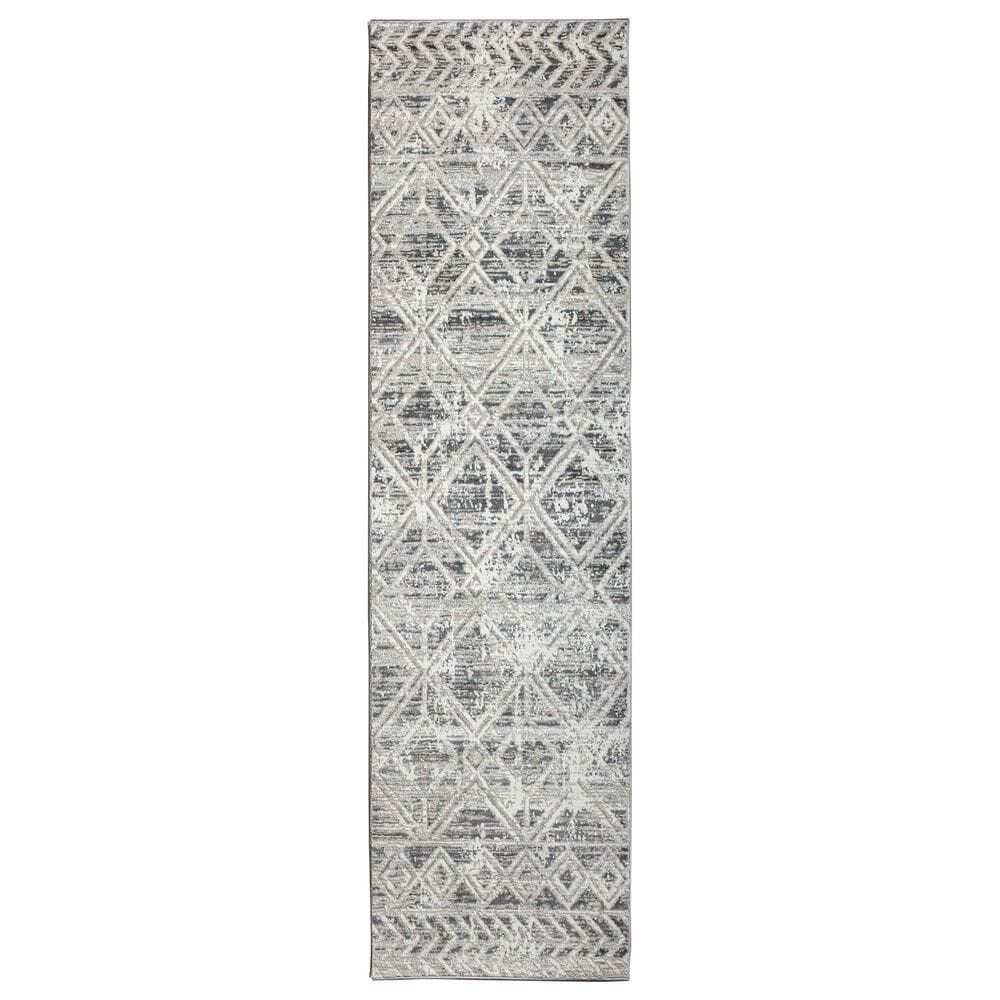 Radici USA Livigno Southwestern 2"2" x 7"7" Grey Area Rug, , large