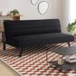 Lifestyle Solutions Dakota Convertible Sofa in Black, , large