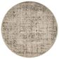 Loloi Millennium MV-06 7"7" Round Stone and Charcoal Area Rug, , large