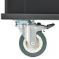 HOMLUX 53" Rolling Mobile Kitchen Island with Solid Wood Top and Locking Wheels in Black, , large
