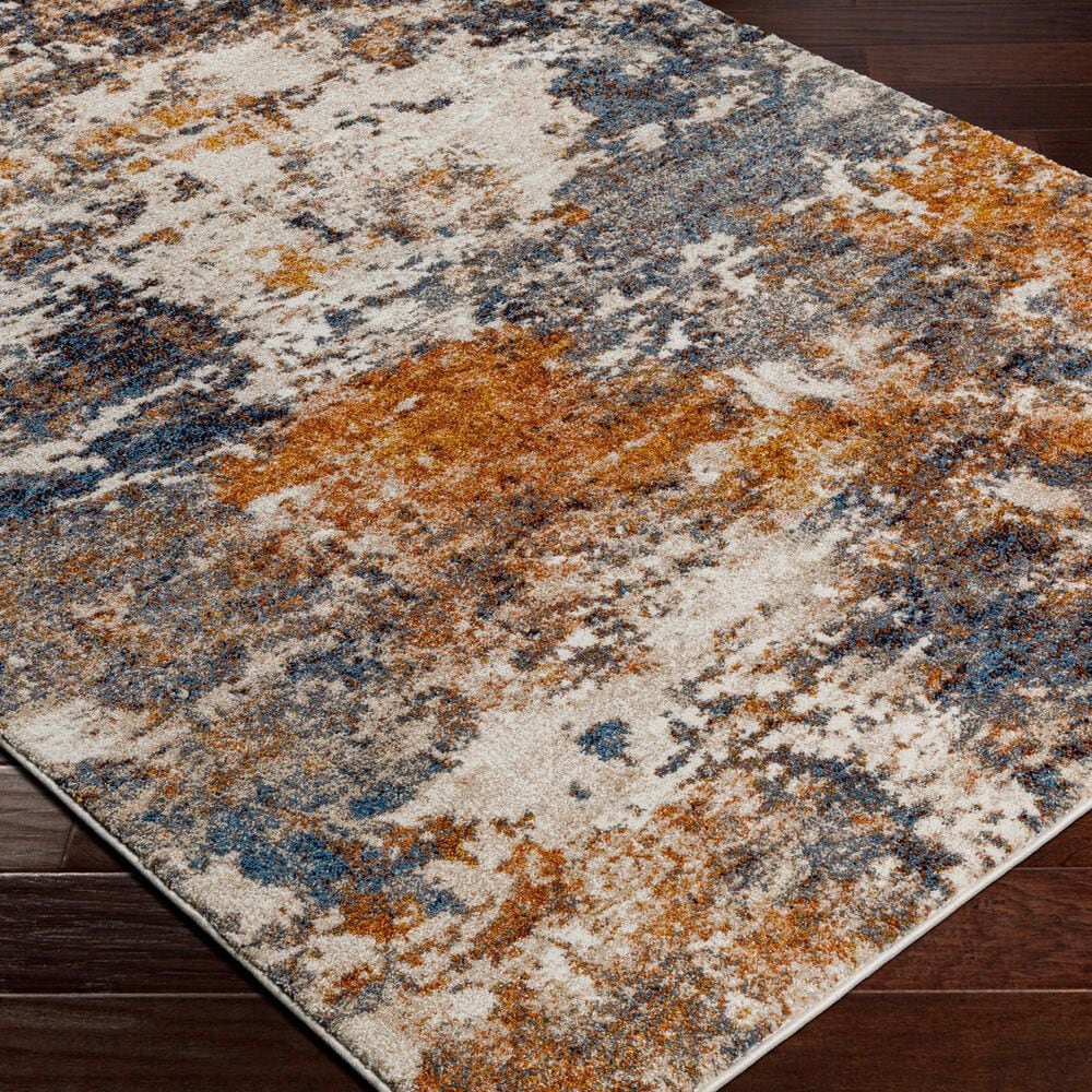 Surya Tuscany TUS-2336 Brown, Dusty Coral, Cream, Dark Blue, Blue, Gray and Light Beige 12&#39; x 15&#39; Area Rug, , large