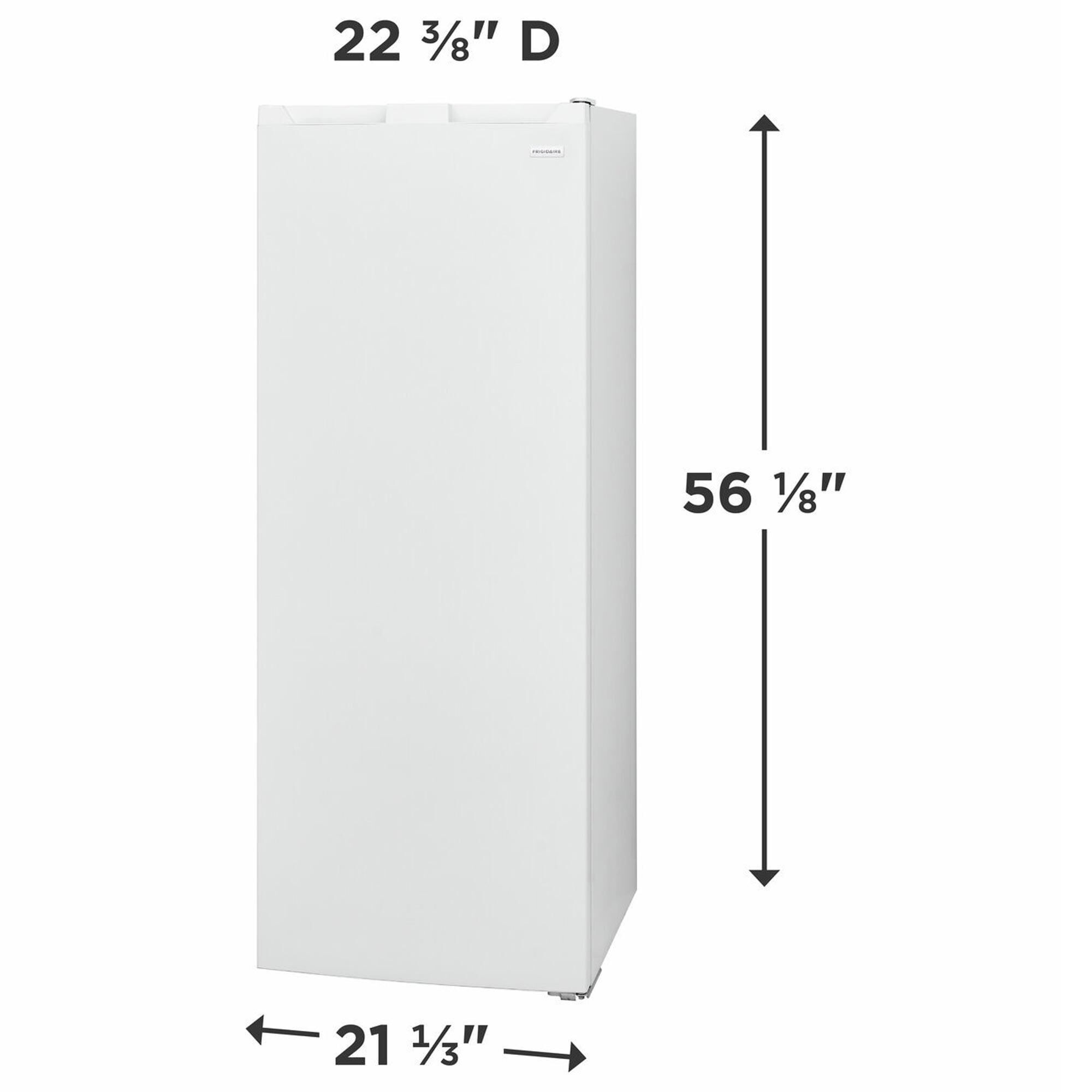 Frigidaire 7 Cu. Ft. Garage Ready Upright Freezer in White