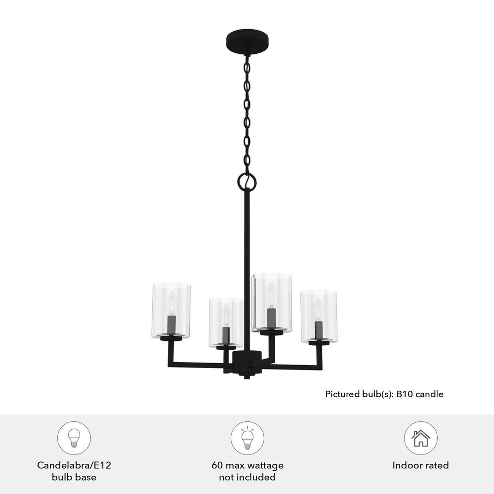Hunter Kerrison 4-Light Chandelier in Natural Iron, , large