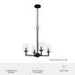 Hunter Kerrison 4-Light Chandelier in Natural Iron, , large