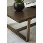 Ashley Balintmore Retangular Coffee Table in Warm Brown and Antiqued Gold, , large