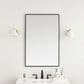 James Martin Vanities Rohe 26" Rectangular Mirror in Matte Black, , large