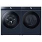 Samsung Bespoke 5.3 Cu. Ft. Front Load Washer and 7.6 Cu. Ft. Electric Dryer Laundry Pair in Brushed Navy, , large