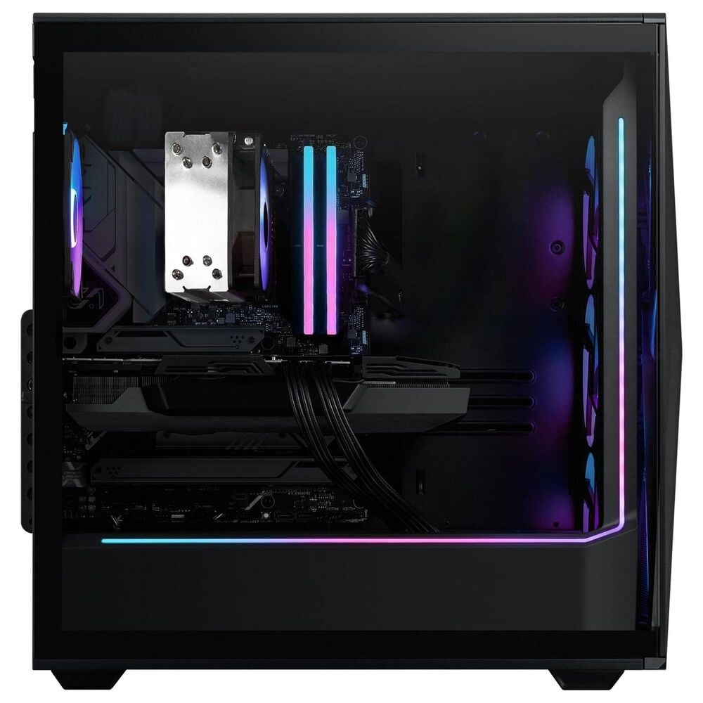iBUYPOWER Slate 8 MESH Gaming PC Desktop | AMD Ryzen 7 8700F - 32GB RAM - NVIDIA GeForce RTX 5070 Graphics - 1TB SSD in Black, , large