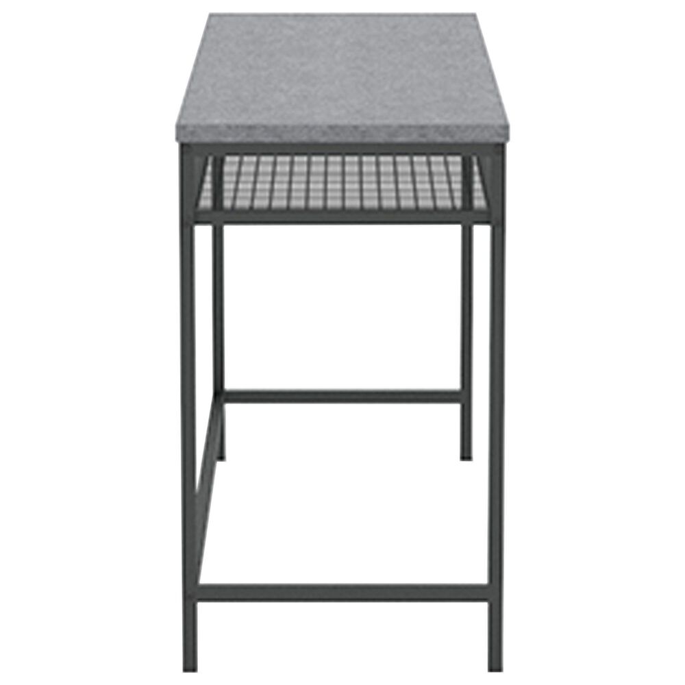 Sauder Market Commons Writing Desk in Slate Gray and Black, , large