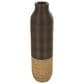 Maple and Jade 32" Seagrass Handmade Decorative Vase in Dark Brown and Light Brown, , large