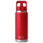 YETI Rambler 26 Oz Water Bottle with Straw Cap in Rescue Red, , large