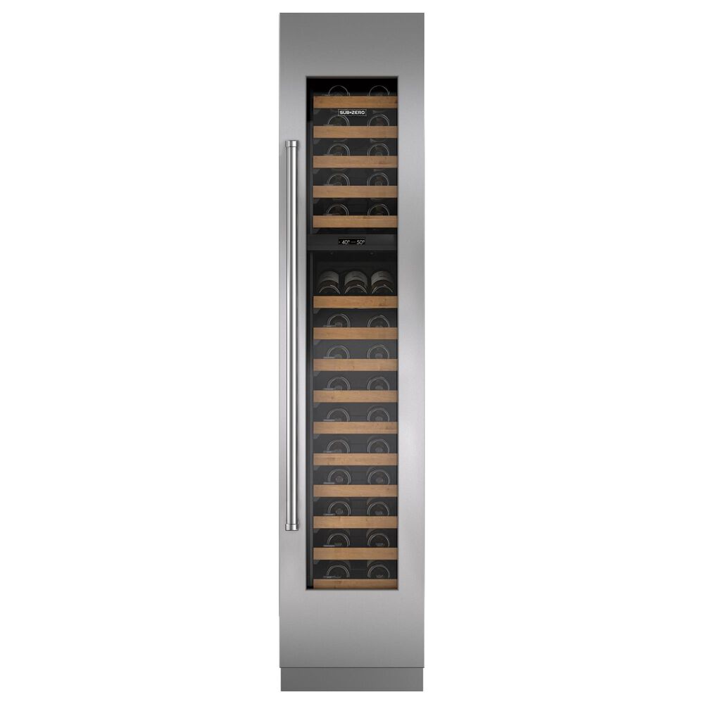 Sub-Zero Wine Storage Door Panel with Pro Handle and 4" Toe Kick in Stainless Steel, , large