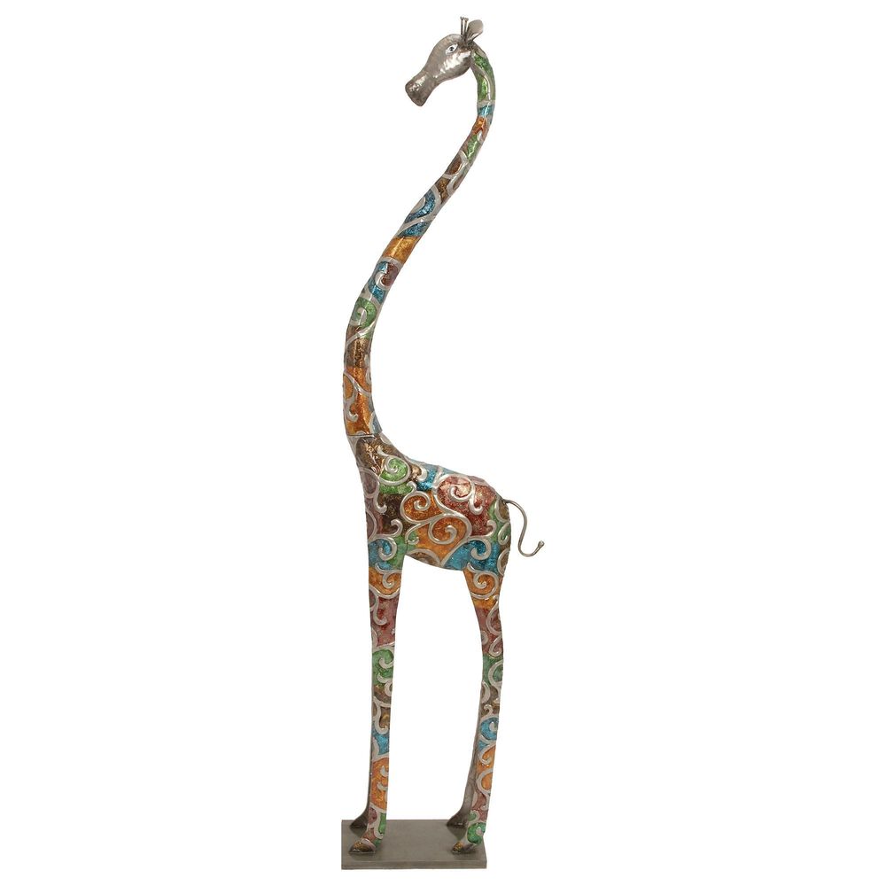 Maple and Jade Giraffe Sculpture in Multicolor, , large