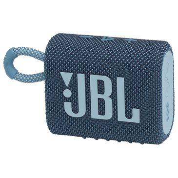 JBL Go 3 Waterproof Portable Bluetooth Speaker in Blue, , large