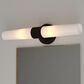 Vaxcel Elliot 2-Light Bathroom Vanity in Matte Black, , large