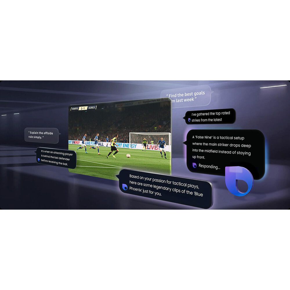 Samsung 77" Class S85H OLED 4K UHD Vision AI in Black - Smart Tizen TV (2026), , large
