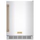 Thor Kitchen Gordon Ramsay 5 Cu. Ft. Outdoor Undercounter Beverage Cooler with Bronze Handle Kit in Stainless Steel, , large