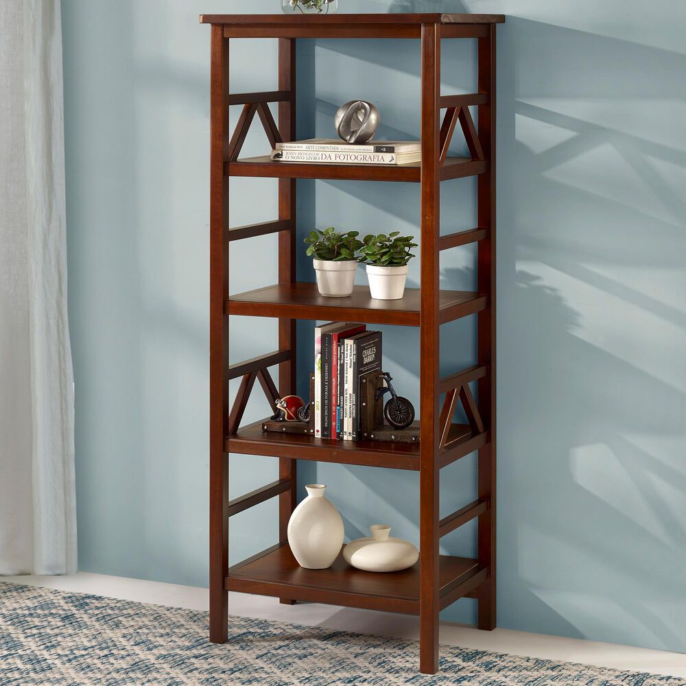 Linden Boulevard Josette Bookcase in Brown, , large