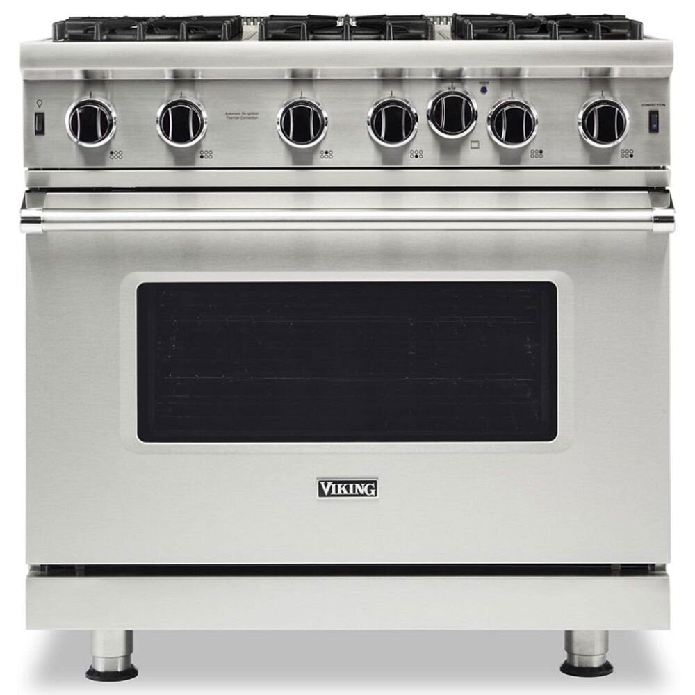 Viking Range 5 Series 5.1 Cu. Ft. Freestanding Liquid Propane Gas Range in Stainless Steel, , large