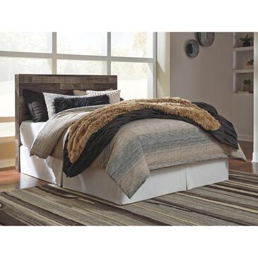 Ashley Derekson King Panel Headboard in Walnut and Gray, , large
