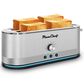 HOMLUX 4-Slice Toaster with 7 Browning Settings in Silver, , large