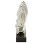 Maple and Jade Porcelain Sculpture in Silver and Black, , large