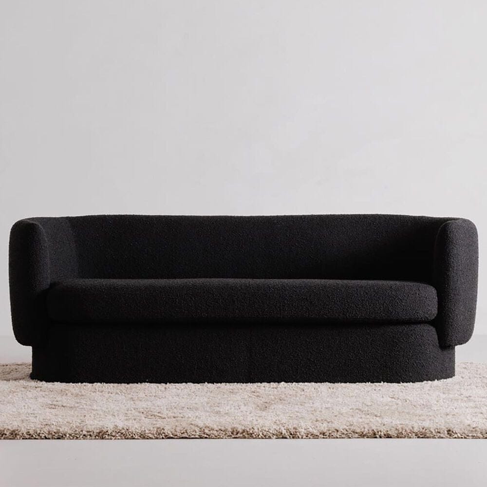 Moe&#39;s Home Collection Koba Stationary Sofa in Black, , large