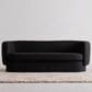 Moe"s Home Collection Koba Stationary Sofa in Black, , large