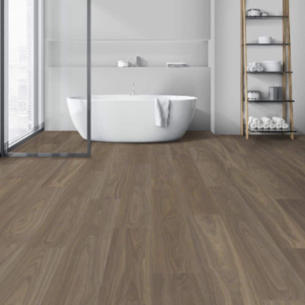 Tru-Cor Bravo Gabb Walnut 7&quot; x 60&quot; Luxury Vinyl Plank, , large