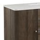 James Martin Vanities Gracyn 48" Single Bathroom Vanity in Sable with 3 cm White Zeus Quartz Top and Rectangular Sink, , large