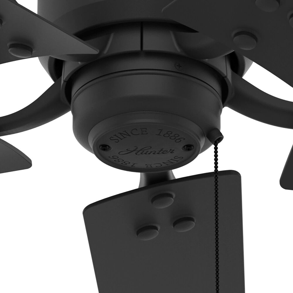 Hunter Windbound 52&quot; Outdoor Ceiling Fan in Matte Black, , large