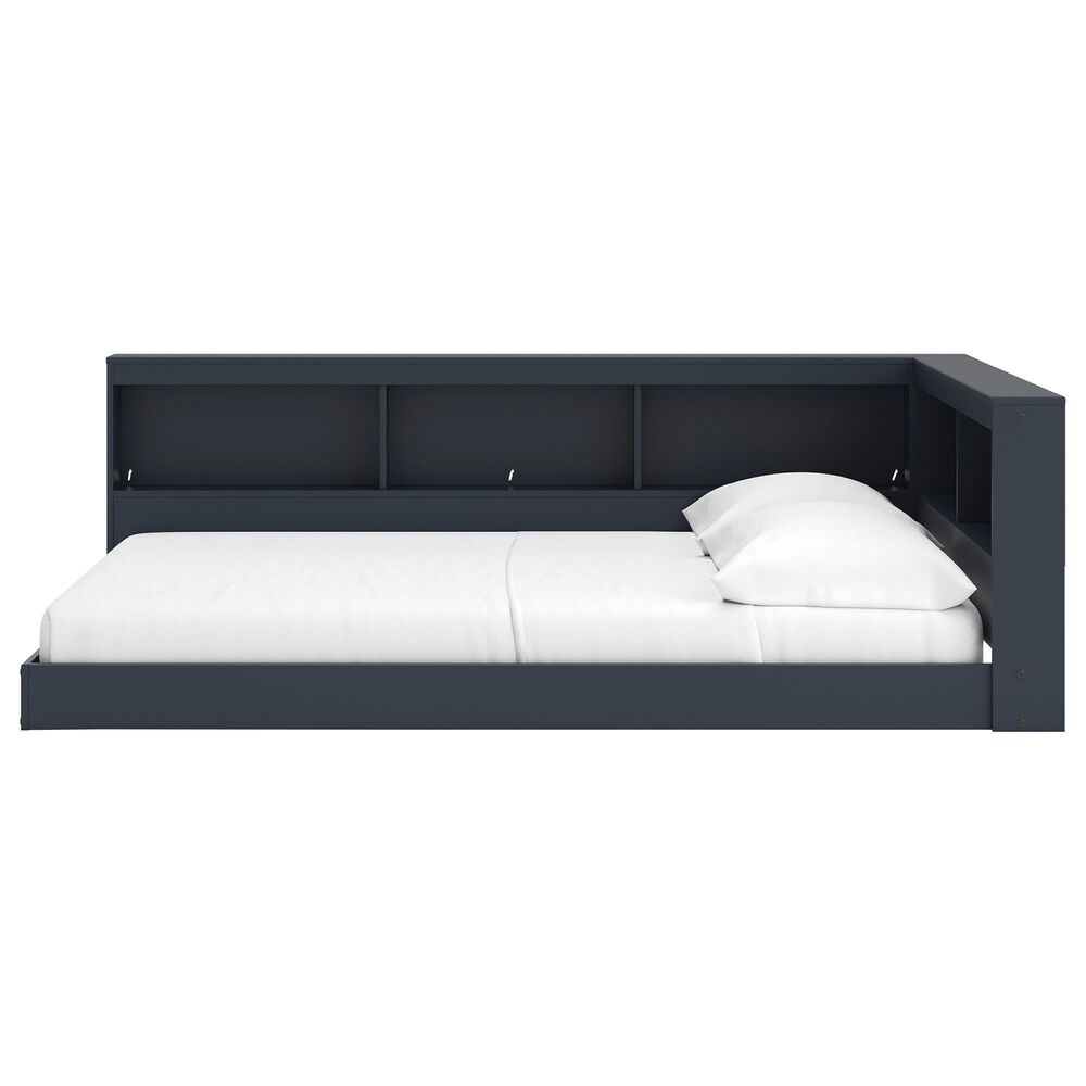 Ashley Simmenfort Full Bookcase Storage Bed in Navy Blue, , large