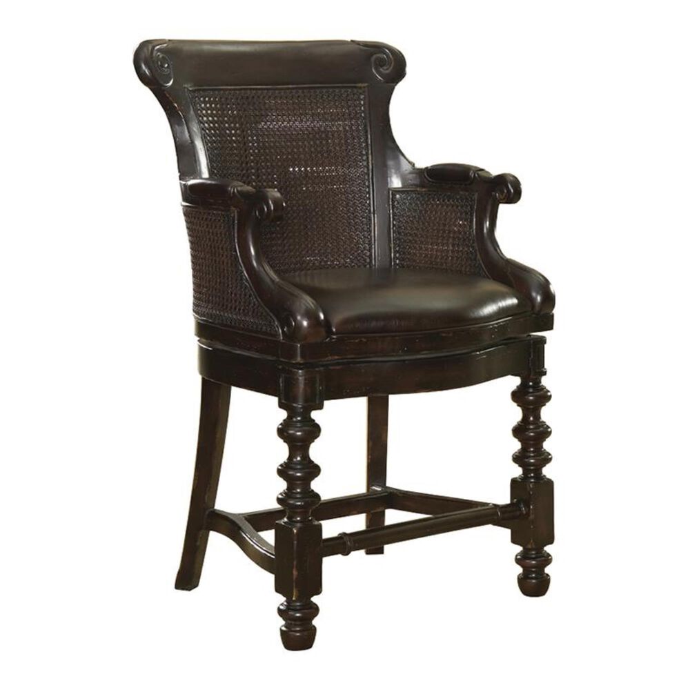 Tommy Bahama Home Kingstown Dunkirk Swivel Counter Stool in Tamarind, , large