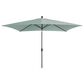 Garden Party Classic 6.5" x 10" Swivel Auto Tilt Umbrella with Black Cast Iron Base in Spa, , large